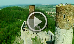 Świętokrzyskie czaruje - film wideo - zamek w Chęcinach